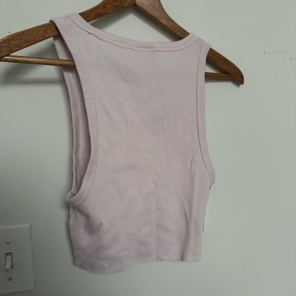 NWT Tna Women's Ribbed Tank Top Cropped- Light Purple M - Picture 5 of 6